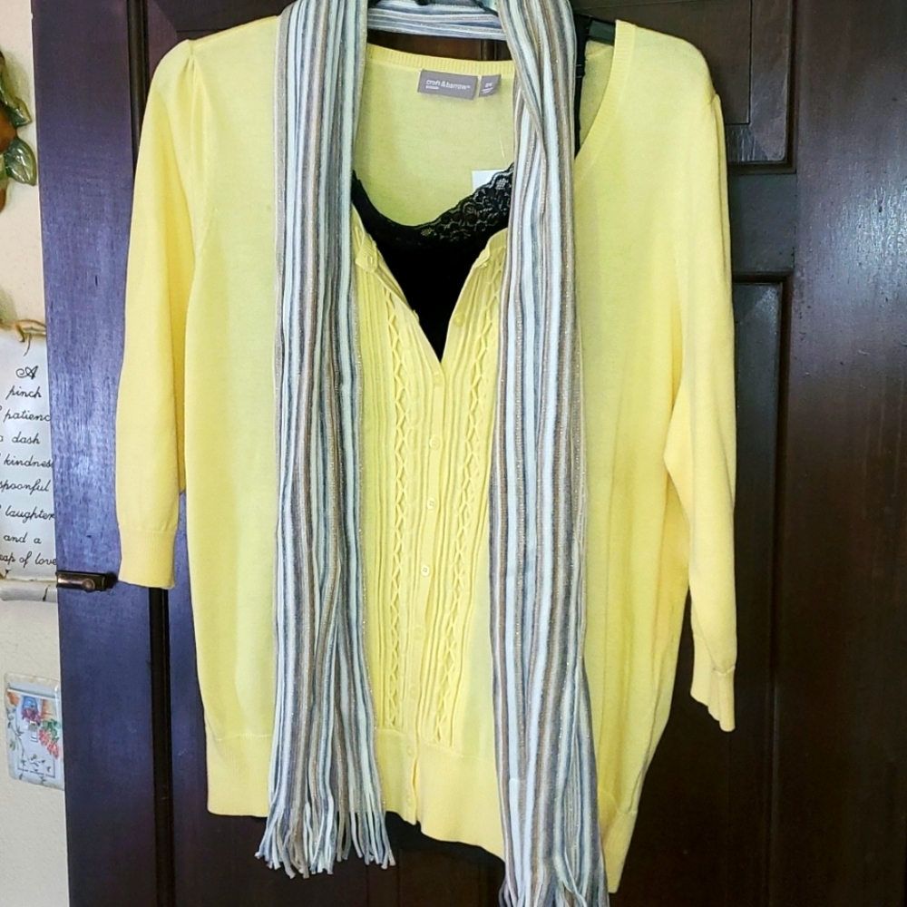 #11 Yellow Sweater Set
